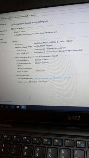 Dell Cori 5 7 Generacion 8 de Ram 500 Di