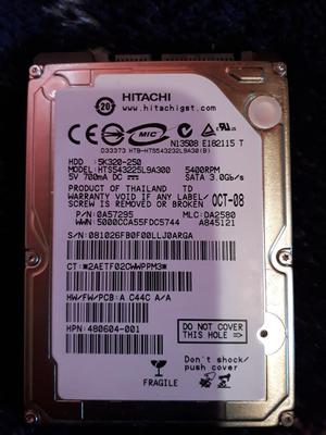 Disco de Portatil Hitachi 250 Gb