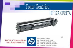 Toner Alternativo Generico HP 17A M102 M130 cf217A con chip