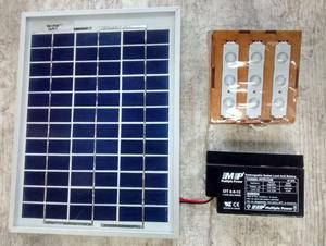 Kit Solar Portable Lampara Led 12V