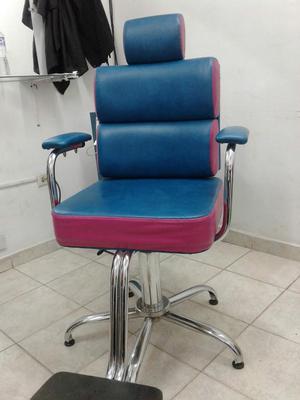 vendo silla de peluquería y espejo 1.90x90