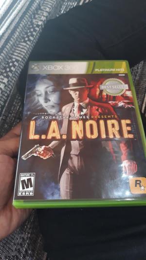 Juego Xbox L.a Noire Nuevo!!