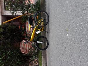 Bicicleta Electrica en Medellin color Amarilla