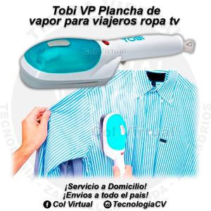 Plancha de vapor para viajeros ropa tv Tobi M0VP60 R