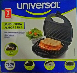 Sanduchera 2 en 1