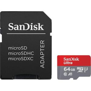 MEMORIA DE 64 GB SANDISK ULTRA MICRO SD CLASE 10 4K ORIGINAL