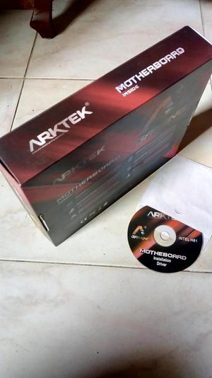 Motherboard ARKTEK H81,4 generación proces 2.8 DDr3 de 8 gb