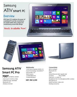 Portablet Samsung ATIV Smart PC
