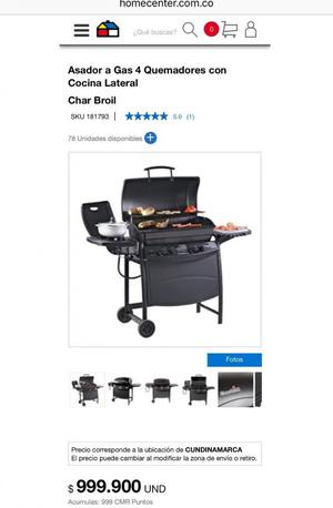 Asador Char Broil - Nuevo sin Desempacar