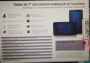 Tablet de 7 con Control Multitouch