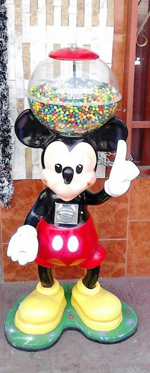 Muñeco Dispensador de Chicles Figura de Mickey Mouse