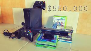 Xbox360 Slim, Mas 54 Juegos, Mas Kinect