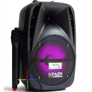 Cabina Recargable SPAIN 8 Pulgadas Bluetooth Microfono
