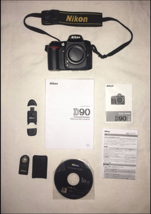 Nikon D90 Dxformat Cmos Dslr Camera sólo Cuerpo
