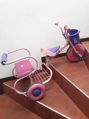 Vendo Triciclo para Niña de Dos Puestos