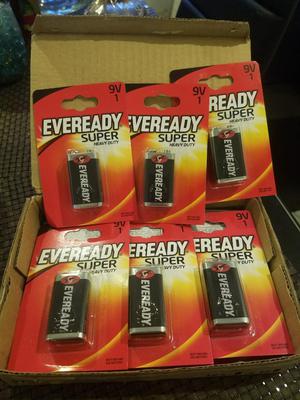 Baterias Eveready Super Heavy Duty 9v