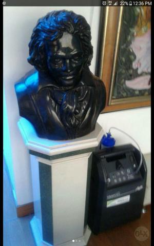 Escultura Beethoven con Pedestal