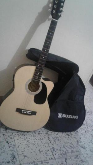 Guitarra Suzuki Mas Afinador Capotraste