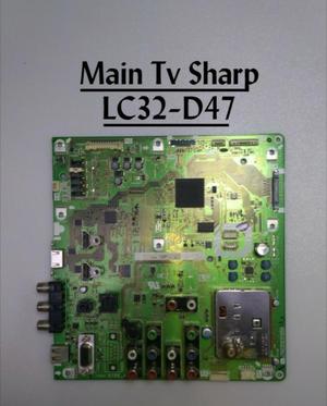 Tarjeta Main Tv Sharp Lc32d47