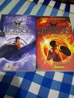 Vendo 2 Libros de Percy Jackson
