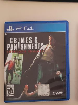 PS4 Sherlock holmes crimes and punishments