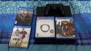 Vendo Ps4 de Segunda con 6 Juegos