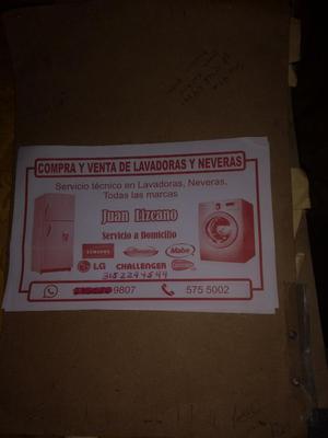 Venta Y Compra Lavadoras Neveras Dañadas