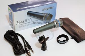 Microfono Shure Beta 57a Alámbrico Vocal Supercardioide