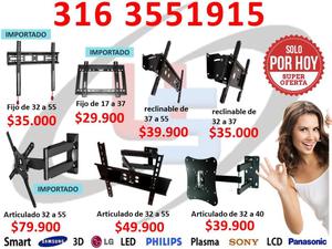 Soporte Base Tvs a Muro