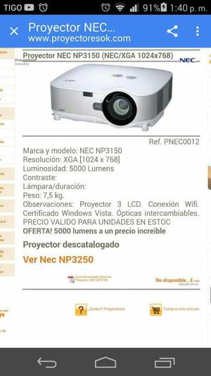 Video Beams Profesional  Lumen