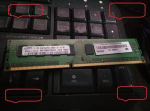 MEMORIA RAM SAMSUNG DDR3 2GB COMO NUEVA SE ENTREGA PROBADA E