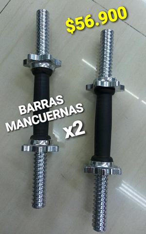 BARRAS TIPO MANCUERNAS X2