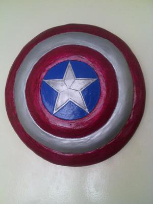 Escudo Del Capitán América en Plastilina