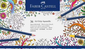 Faber Castell 36 Colores Acuarela  Art Grip Aquarelle
