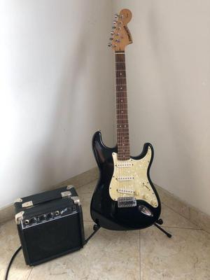 Guitarra electrica Fender Starcaster Negra
