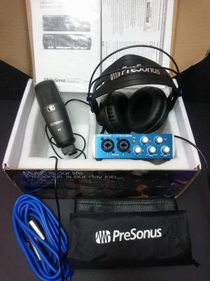 Interfaz Presonus Headphones Microfono de condensador