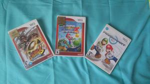 3 Juegos de Wii Y 1 Mando con Su Nunchuk