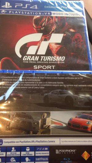 Gran Turismo Sport Ps4 FISICO