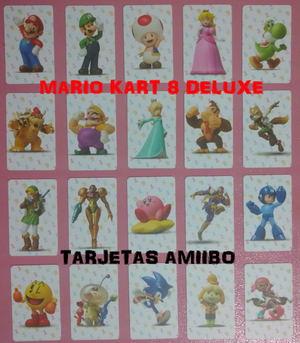Kits Completo Tarjetas Amiibo Mario Kart 8 Deluxe