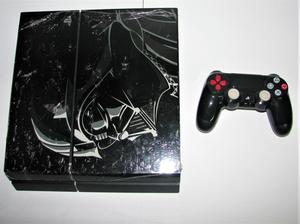 Playstation 4 edicion star wars, un control, 500 gigas, 7