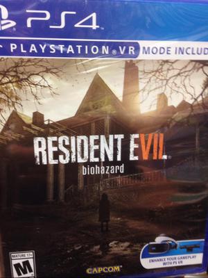 Resident Evil 7 Ps4 vR Realidad Virtual