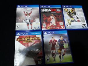 Se Venden Peliculas Ps4 Excelente Estado