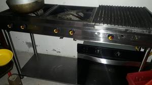 FOGON PARA RESTAURANTE CON HORNO GAS