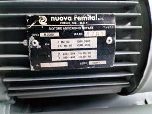 TURBINA DE AIRE NUOVA REMITAL 1.5 KW  RPM  V