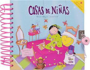 Libro COSAS DE NIÑAS CON CANDADO nuevo y original