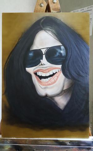 Caricatura de Michael Jackson