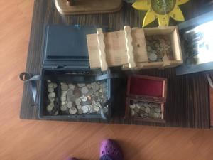 Coleccin de monedas antiguas