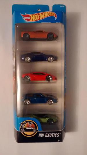 Hot Wheels Set de 5 Exotics