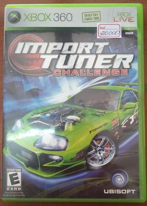 Juego Import Tuner Challenge Xbox 360 Original
