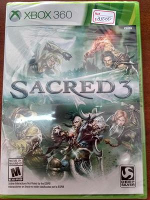 Juego Sacred 3 Nuevo Xbox 360 Original